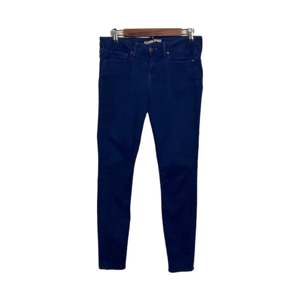 Vince Jeans Pants Artic Blue Skinny Denim Stretch Tencel Cotton Casual Size 29